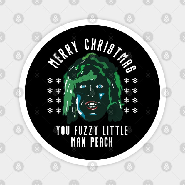 old gregg - you fuzzy little man peach Magnet by KyleCreated